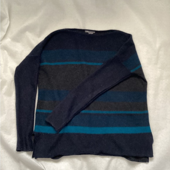 Vince Striped Wool/Cashmere Sweater, Size S - Picture 3 of 8